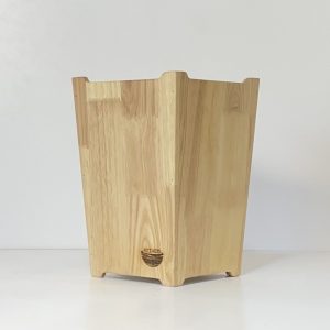 سطل زباله چوبی مخروطی نایس وود
